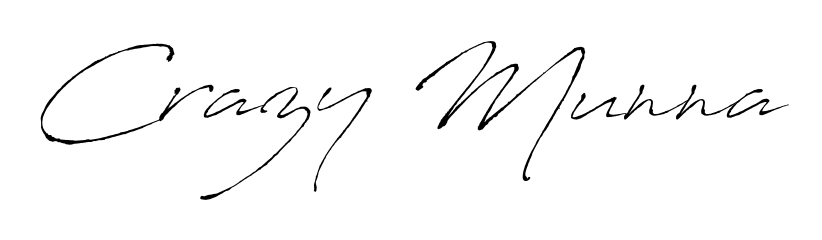 It looks like you need a new signature style for name Crazy Munna. Design unique handwritten (Antro_Vectra) signature with our free signature maker in just a few clicks. Crazy Munna signature style 6 images and pictures png