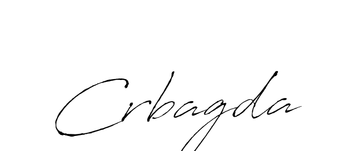 How to make Crbagda signature? Antro_Vectra is a professional autograph style. Create handwritten signature for Crbagda name. Crbagda signature style 6 images and pictures png