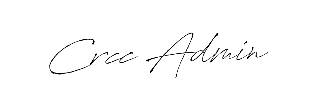 Also we have Crcc Admin name is the best signature style. Create professional handwritten signature collection using Antro_Vectra autograph style. Crcc Admin signature style 6 images and pictures png