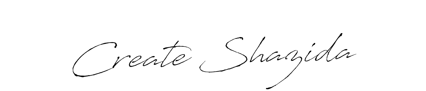 This is the best signature style for the Create Shazida name. Also you like these signature font (Antro_Vectra). Mix name signature. Create Shazida signature style 6 images and pictures png