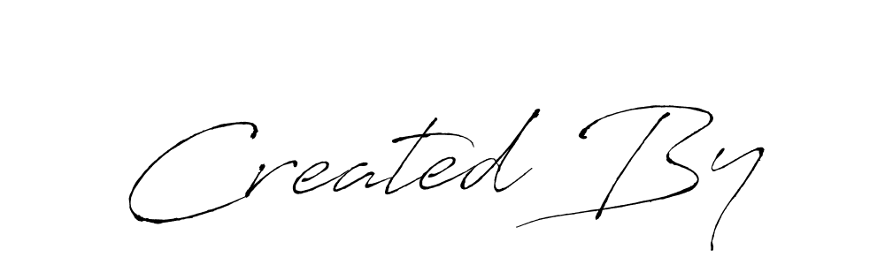 The best way (Antro_Vectra) to make a short signature is to pick only two or three words in your name. The name Created By include a total of six letters. For converting this name. Created By signature style 6 images and pictures png