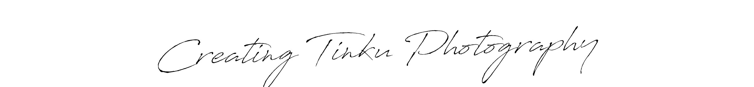 Create a beautiful signature design for name Creating Tinku Photography. With this signature (Antro_Vectra) fonts, you can make a handwritten signature for free. Creating Tinku Photography signature style 6 images and pictures png