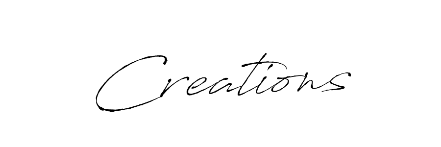 You should practise on your own different ways (Antro_Vectra) to write your name (Creations) in signature. don't let someone else do it for you. Creations signature style 6 images and pictures png