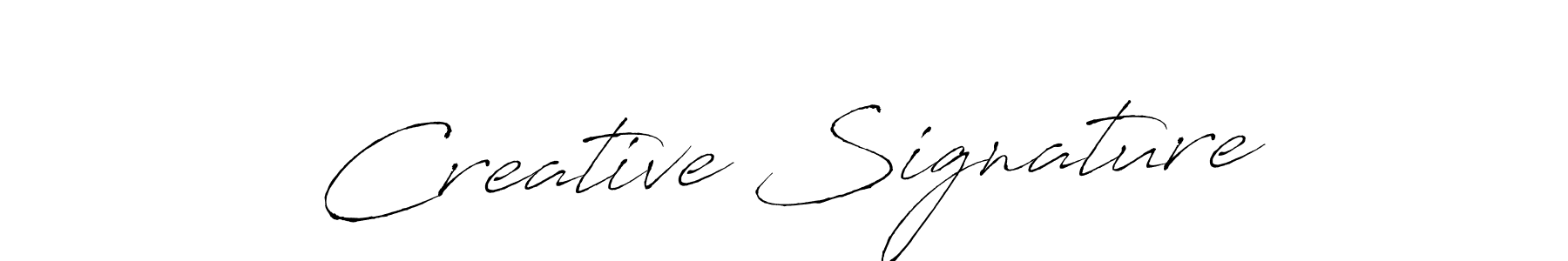 Also You can easily find your signature by using the search form. We will create Creative Signature name handwritten signature images for you free of cost using Antro_Vectra sign style. Creative Signature signature style 6 images and pictures png