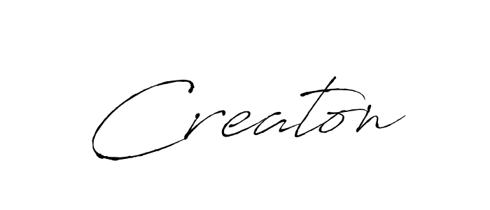 Also You can easily find your signature by using the search form. We will create Creaton name handwritten signature images for you free of cost using Antro_Vectra sign style. Creaton signature style 6 images and pictures png