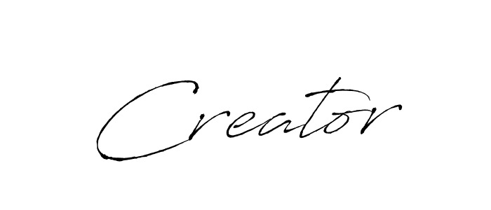 Make a short Creator signature style. Manage your documents anywhere anytime using Antro_Vectra. Create and add eSignatures, submit forms, share and send files easily. Creator signature style 6 images and pictures png