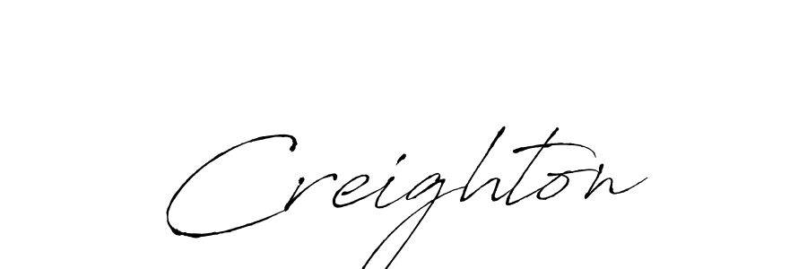 Similarly Antro_Vectra is the best handwritten signature design. Signature creator online .You can use it as an online autograph creator for name Creighton. Creighton signature style 6 images and pictures png