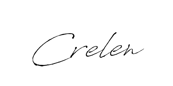 Also we have Crelen name is the best signature style. Create professional handwritten signature collection using Antro_Vectra autograph style. Crelen signature style 6 images and pictures png