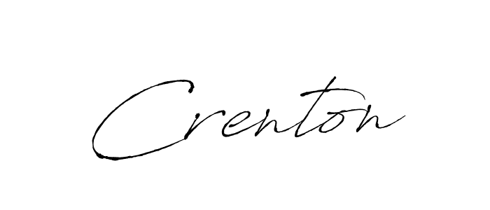 Crenton stylish signature style. Best Handwritten Sign (Antro_Vectra) for my name. Handwritten Signature Collection Ideas for my name Crenton. Crenton signature style 6 images and pictures png