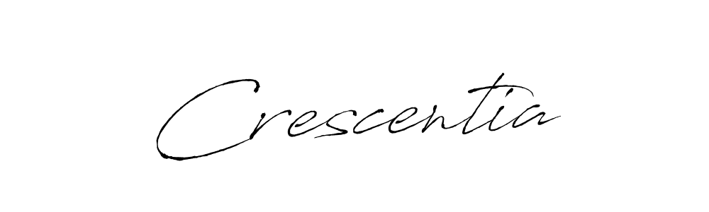 Make a beautiful signature design for name Crescentia. With this signature (Antro_Vectra) style, you can create a handwritten signature for free. Crescentia signature style 6 images and pictures png