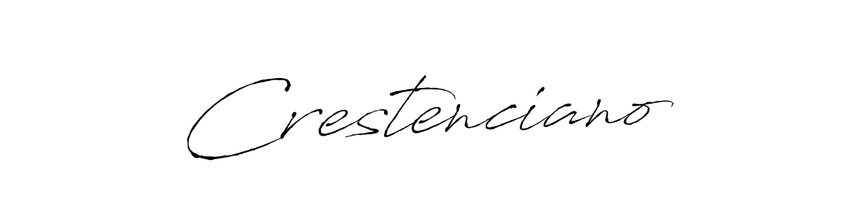 Crestenciano stylish signature style. Best Handwritten Sign (Antro_Vectra) for my name. Handwritten Signature Collection Ideas for my name Crestenciano. Crestenciano signature style 6 images and pictures png