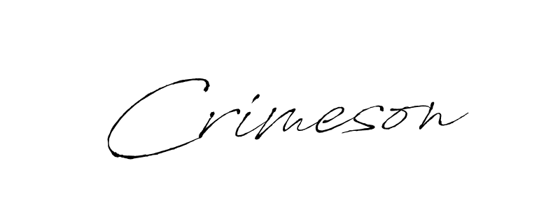 You should practise on your own different ways (Antro_Vectra) to write your name (Crimeson) in signature. don't let someone else do it for you. Crimeson signature style 6 images and pictures png
