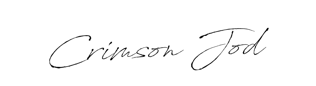 It looks lik you need a new signature style for name Crimson Jod. Design unique handwritten (Antro_Vectra) signature with our free signature maker in just a few clicks. Crimson Jod signature style 6 images and pictures png