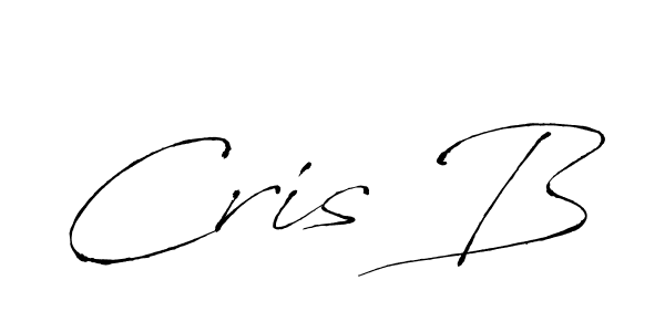 You should practise on your own different ways (Antro_Vectra) to write your name (Cris B) in signature. don't let someone else do it for you. Cris B signature style 6 images and pictures png