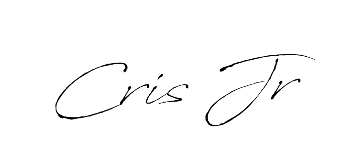 Design your own signature with our free online signature maker. With this signature software, you can create a handwritten (Antro_Vectra) signature for name Cris Jr. Cris Jr signature style 6 images and pictures png