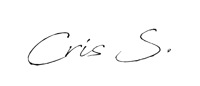 Antro_Vectra is a professional signature style that is perfect for those who want to add a touch of class to their signature. It is also a great choice for those who want to make their signature more unique. Get Cris S. name to fancy signature for free. Cris S. signature style 6 images and pictures png