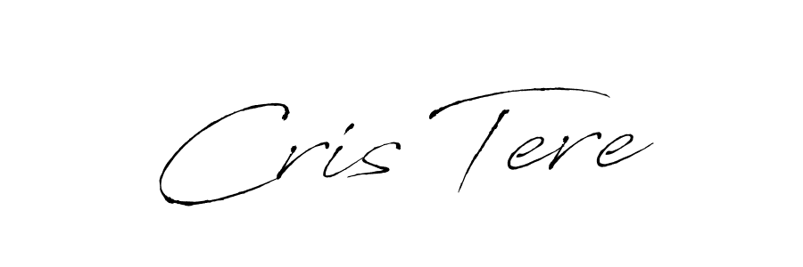 Make a beautiful signature design for name Cris Tere. With this signature (Antro_Vectra) style, you can create a handwritten signature for free. Cris Tere signature style 6 images and pictures png