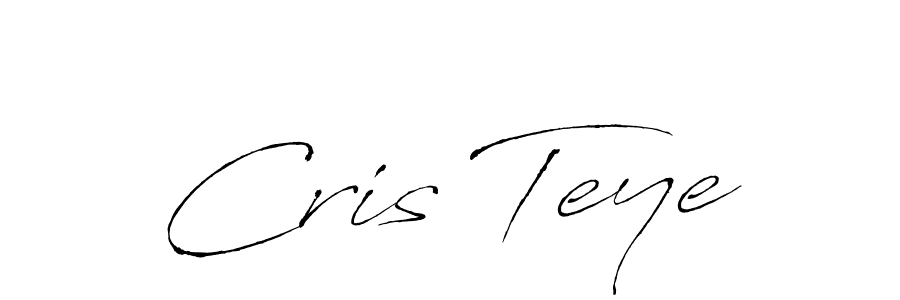 Similarly Antro_Vectra is the best handwritten signature design. Signature creator online .You can use it as an online autograph creator for name Cris Teye. Cris Teye signature style 6 images and pictures png