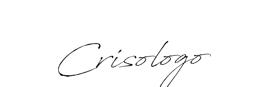 How to make Crisologo signature? Antro_Vectra is a professional autograph style. Create handwritten signature for Crisologo name. Crisologo signature style 6 images and pictures png