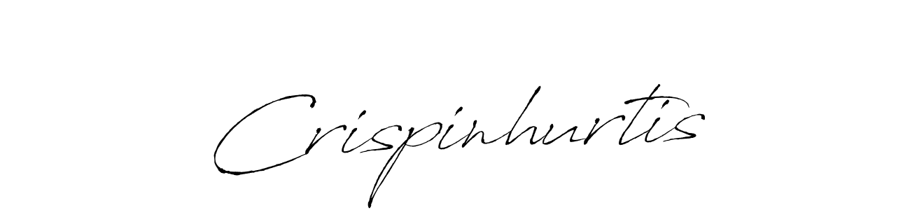Make a beautiful signature design for name Crispinhurtis. With this signature (Antro_Vectra) style, you can create a handwritten signature for free. Crispinhurtis signature style 6 images and pictures png