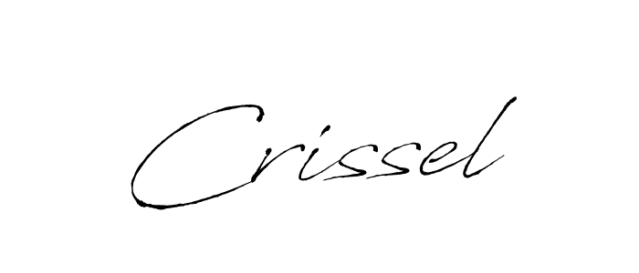 How to make Crissel signature? Antro_Vectra is a professional autograph style. Create handwritten signature for Crissel name. Crissel signature style 6 images and pictures png