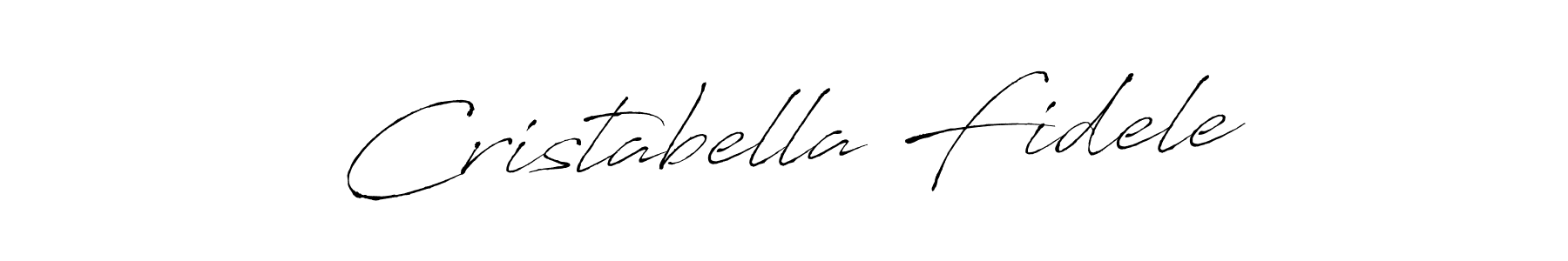 See photos of Cristabella Fidele official signature by Spectra . Check more albums & portfolios. Read reviews & check more about Antro_Vectra font. Cristabella Fidele signature style 6 images and pictures png