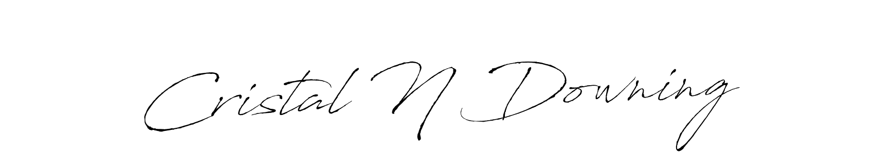Use a signature maker to create a handwritten signature online. With this signature software, you can design (Antro_Vectra) your own signature for name Cristal N Downing. Cristal N Downing signature style 6 images and pictures png