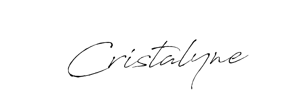 Use a signature maker to create a handwritten signature online. With this signature software, you can design (Antro_Vectra) your own signature for name Cristalyne. Cristalyne signature style 6 images and pictures png