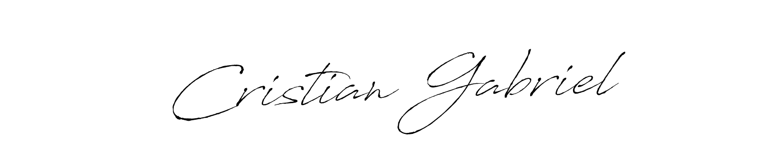 How to make Cristian Gabriel signature? Antro_Vectra is a professional autograph style. Create handwritten signature for Cristian Gabriel name. Cristian Gabriel signature style 6 images and pictures png