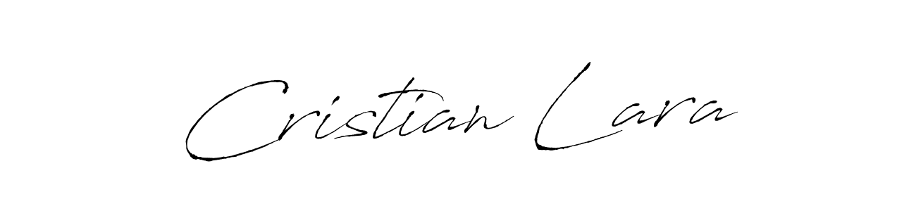 How to make Cristian Lara name signature. Use Antro_Vectra style for creating short signs online. This is the latest handwritten sign. Cristian Lara signature style 6 images and pictures png