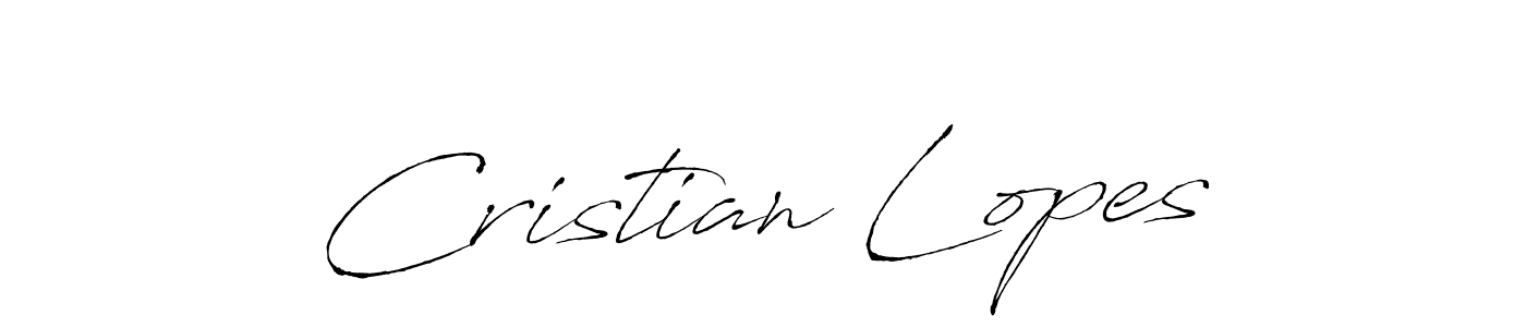 It looks lik you need a new signature style for name Cristian Lopes. Design unique handwritten (Antro_Vectra) signature with our free signature maker in just a few clicks. Cristian Lopes signature style 6 images and pictures png