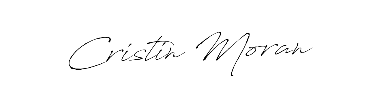 Create a beautiful signature design for name Cristin Moran. With this signature (Antro_Vectra) fonts, you can make a handwritten signature for free. Cristin Moran signature style 6 images and pictures png