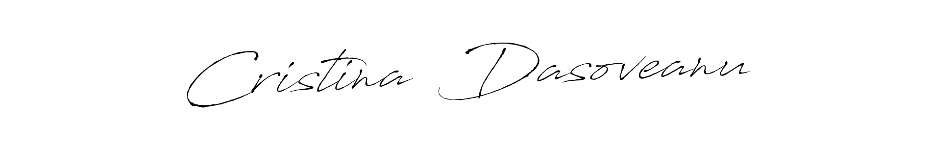 How to make Cristina  Dasoveanu signature? Antro_Vectra is a professional autograph style. Create handwritten signature for Cristina  Dasoveanu name. Cristina  Dasoveanu signature style 6 images and pictures png