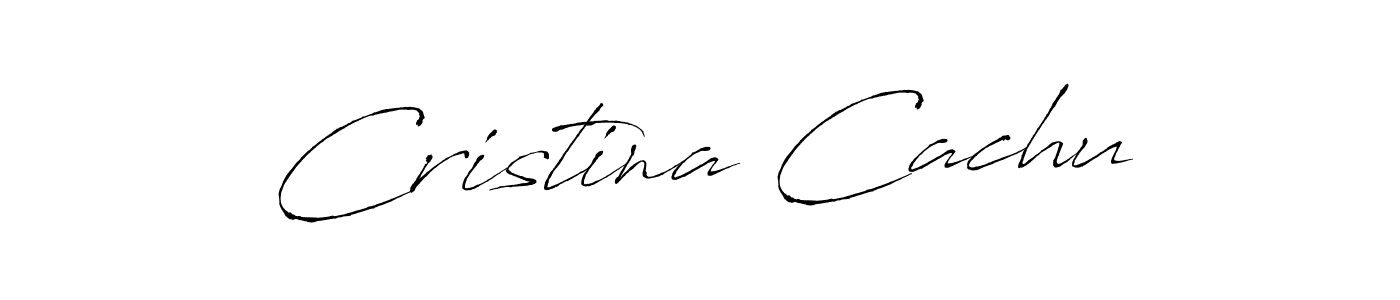 You should practise on your own different ways (Antro_Vectra) to write your name (Cristina Cachu) in signature. don't let someone else do it for you. Cristina Cachu signature style 6 images and pictures png