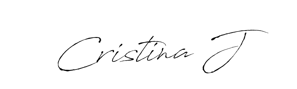 Also we have Cristina J name is the best signature style. Create professional handwritten signature collection using Antro_Vectra autograph style. Cristina J signature style 6 images and pictures png