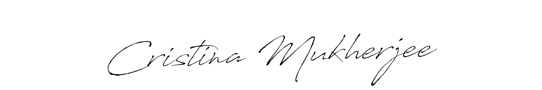 Also we have Cristina Mukherjee name is the best signature style. Create professional handwritten signature collection using Antro_Vectra autograph style. Cristina Mukherjee signature style 6 images and pictures png