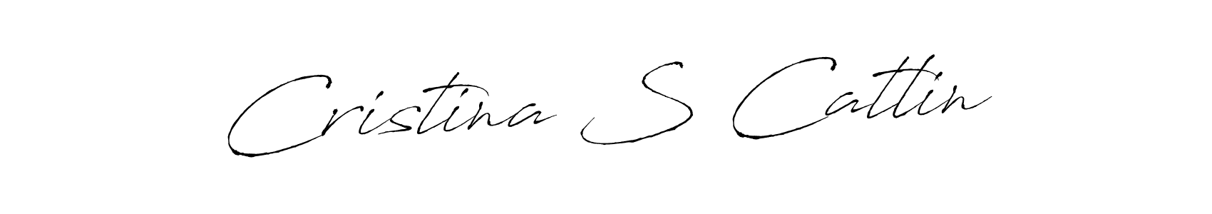 Also we have Cristina S Catlin name is the best signature style. Create professional handwritten signature collection using Antro_Vectra autograph style. Cristina S Catlin signature style 6 images and pictures png