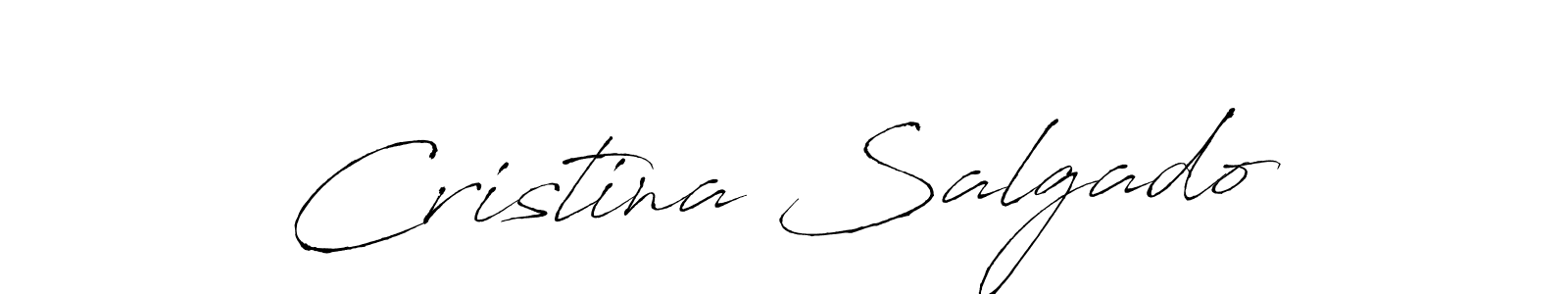 Use a signature maker to create a handwritten signature online. With this signature software, you can design (Antro_Vectra) your own signature for name Cristina Salgado. Cristina Salgado signature style 6 images and pictures png