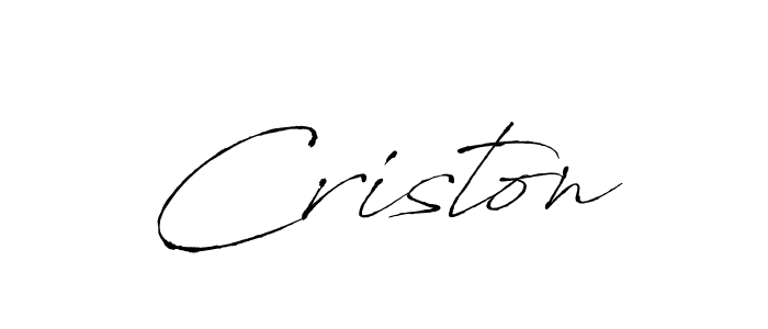 Create a beautiful signature design for name Criston. With this signature (Antro_Vectra) fonts, you can make a handwritten signature for free. Criston signature style 6 images and pictures png