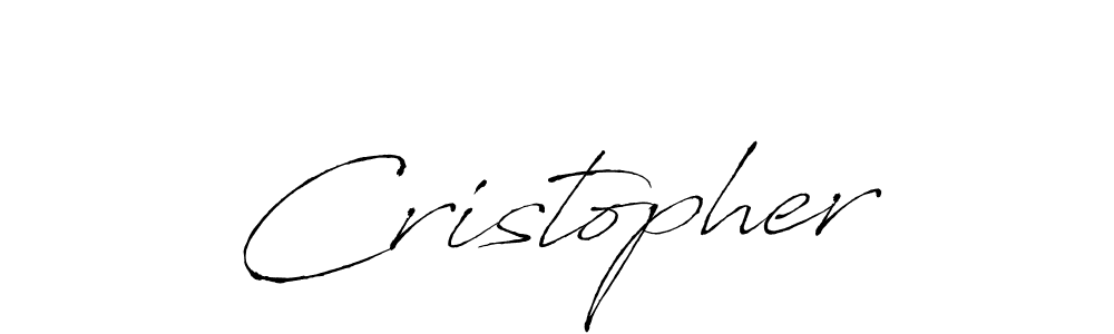 How to make Cristopher signature? Antro_Vectra is a professional autograph style. Create handwritten signature for Cristopher name. Cristopher signature style 6 images and pictures png