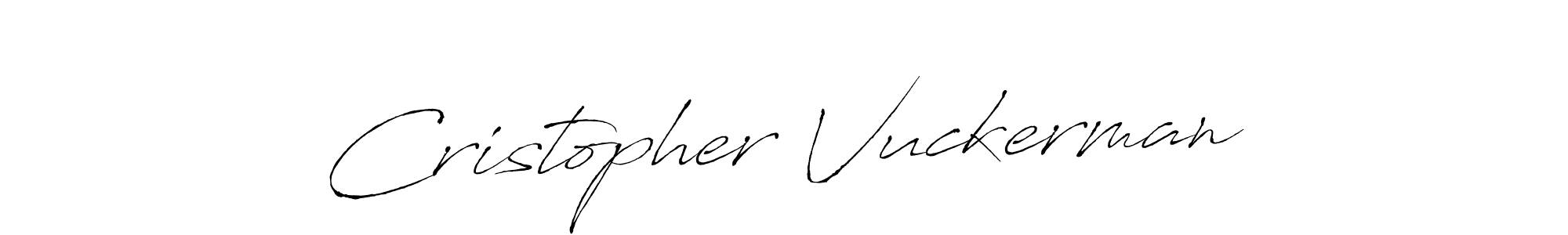 Use a signature maker to create a handwritten signature online. With this signature software, you can design (Antro_Vectra) your own signature for name Cristopher Vuckerman. Cristopher Vuckerman signature style 6 images and pictures png