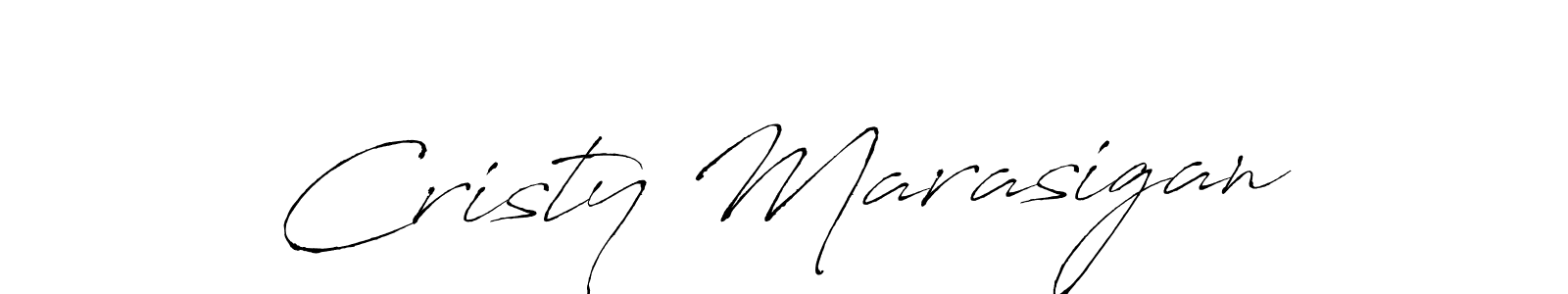 Cristy Marasigan stylish signature style. Best Handwritten Sign (Antro_Vectra) for my name. Handwritten Signature Collection Ideas for my name Cristy Marasigan. Cristy Marasigan signature style 6 images and pictures png