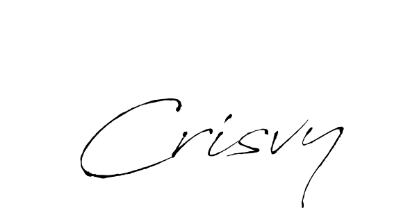 Design your own signature with our free online signature maker. With this signature software, you can create a handwritten (Antro_Vectra) signature for name Crisvy. Crisvy signature style 6 images and pictures png