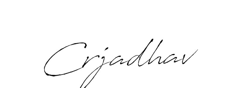 You should practise on your own different ways (Antro_Vectra) to write your name (Crjadhav) in signature. don't let someone else do it for you. Crjadhav signature style 6 images and pictures png