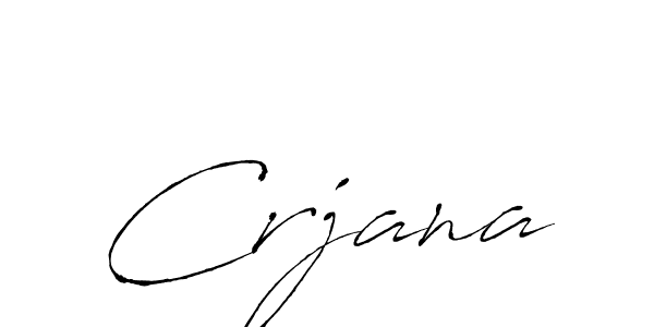 How to make Crjana name signature. Use Antro_Vectra style for creating short signs online. This is the latest handwritten sign. Crjana signature style 6 images and pictures png