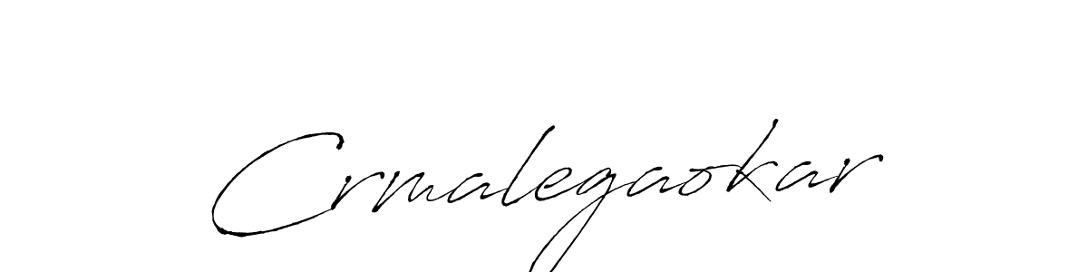 Create a beautiful signature design for name Crmalegaokar. With this signature (Antro_Vectra) fonts, you can make a handwritten signature for free. Crmalegaokar signature style 6 images and pictures png