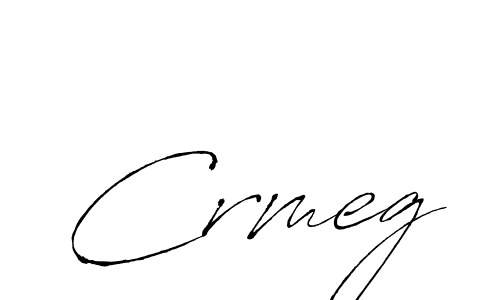 Create a beautiful signature design for name Crmeg. With this signature (Antro_Vectra) fonts, you can make a handwritten signature for free. Crmeg signature style 6 images and pictures png