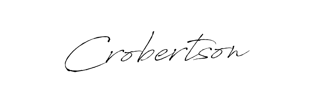 Make a beautiful signature design for name Crobertson. With this signature (Antro_Vectra) style, you can create a handwritten signature for free. Crobertson signature style 6 images and pictures png