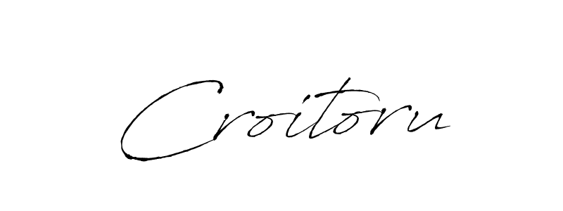 Antro_Vectra is a professional signature style that is perfect for those who want to add a touch of class to their signature. It is also a great choice for those who want to make their signature more unique. Get Croitoru name to fancy signature for free. Croitoru signature style 6 images and pictures png