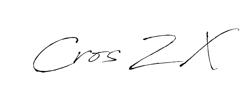 Use a signature maker to create a handwritten signature online. With this signature software, you can design (Antro_Vectra) your own signature for name Cros Z X. Cros Z X signature style 6 images and pictures png